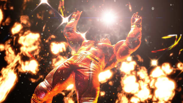 Zangief victory pose